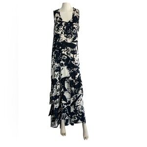 Banana Republic Gorgeous Floor Length Hi-Low Dress Sz 10